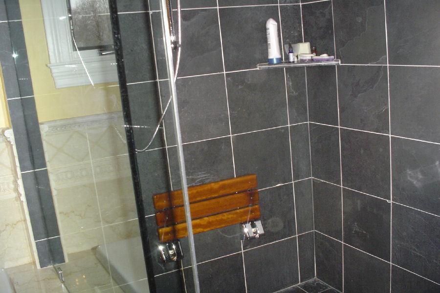 Steam Room with Tilt Up Seat