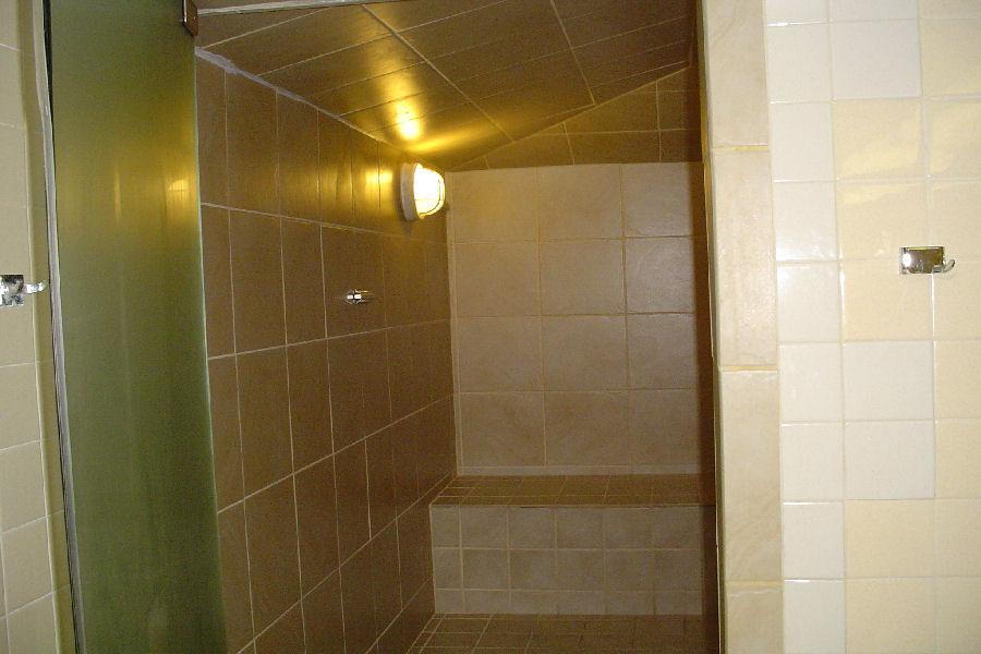 ThermaSol Tennis Club Steam Room with Pitched Ceiling